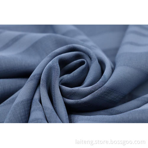 High Quality Elastic Fabrics Stripe Chiffon